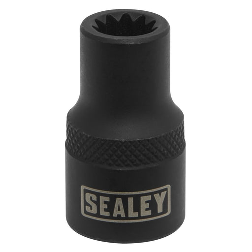 Sealey Brake Caliper Socket 3/8"Sq Drive 8mm 11-Point Profile VSE0490 Sealey  - Dynamic Drive