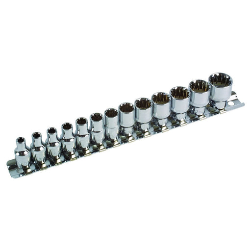 Laser Alldrive Socket Set 1/4"D 13pc 3592 Laser Tools  - Dynamic Drive