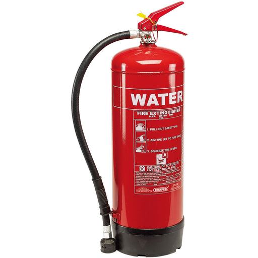 Draper Pressurized Water Fire Extinguisher, 9L 21675 Draper  - Dynamic Drive