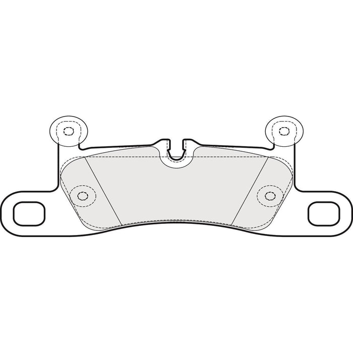 Apec Brake Pads Rear Fits Porsche 911 Boxster