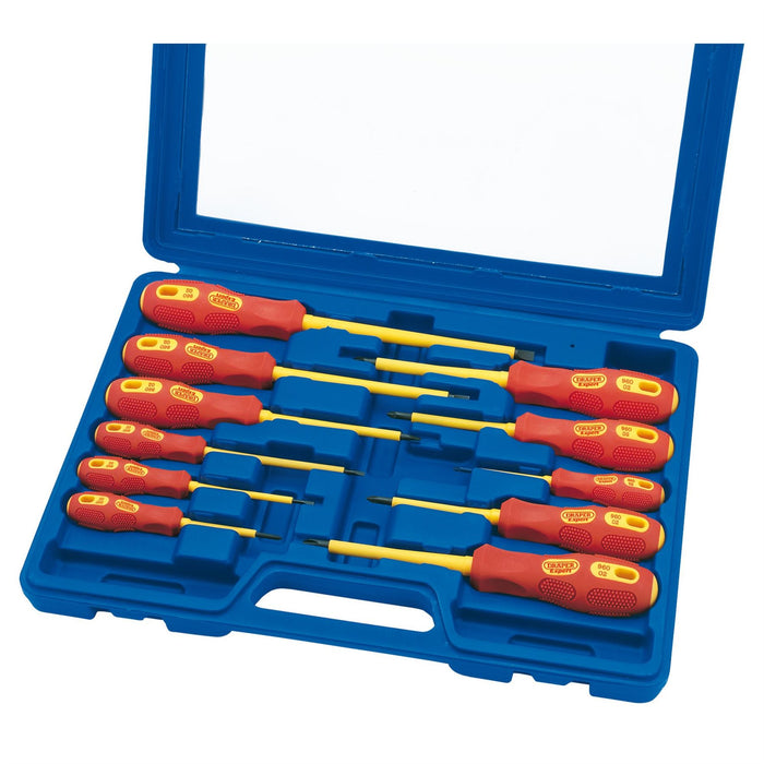 Draper VDE Approved Fully Insulated Screwdriver Set (11 Piece) 69234 Draper  - Dynamic Drive