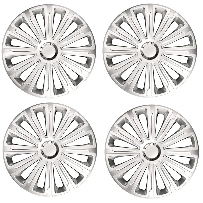 4x Wheel Trims Hub Caps 15" Covers fits Mazda 1, 2 & 3 UKB4C  - Dynamic Drive