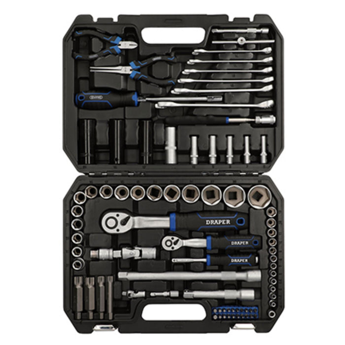 Draper HI-TORQ Metric Socket Set, 1/4" & 1/2" Sq. Dr. (83 Piece) Draper  - Dynamic Drive