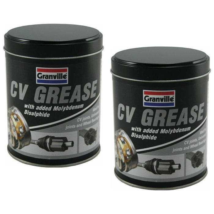 2x Granville CV Grease Moly Lithium Lubricant Joints Wheel Bearings 500G