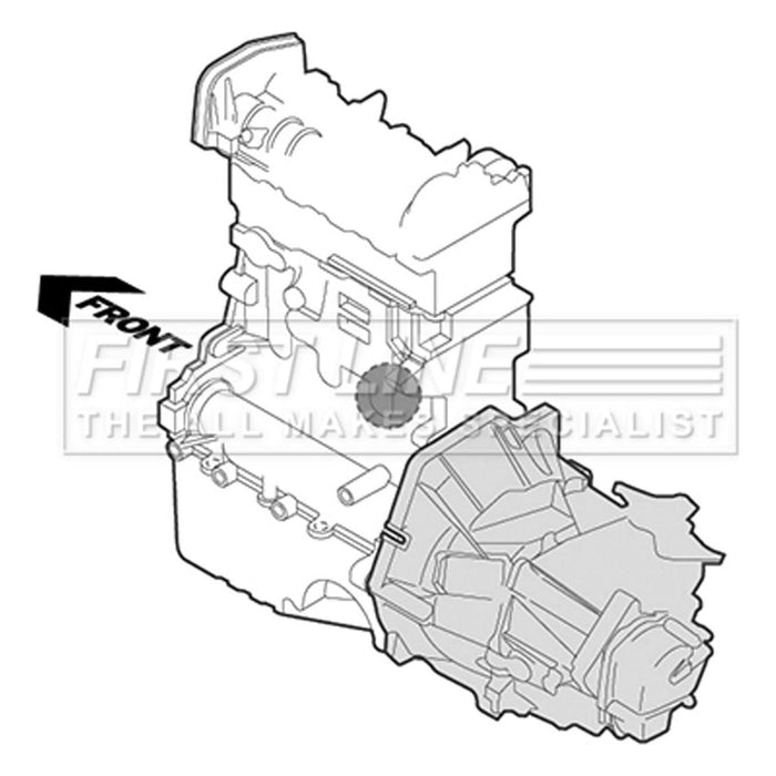 Genuine First Line Engine Mounting fits Renault Espace 2.0 2wd 8591 FEM3421