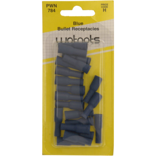 Wot-Nots Wiring Connectors - Blue - Female Bullet - 5mm - Pack of 25 Wot-Nots  - Dynamic Drive