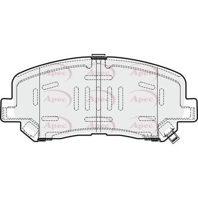 Apec Brake Pads Front Fits Mazda Cx5