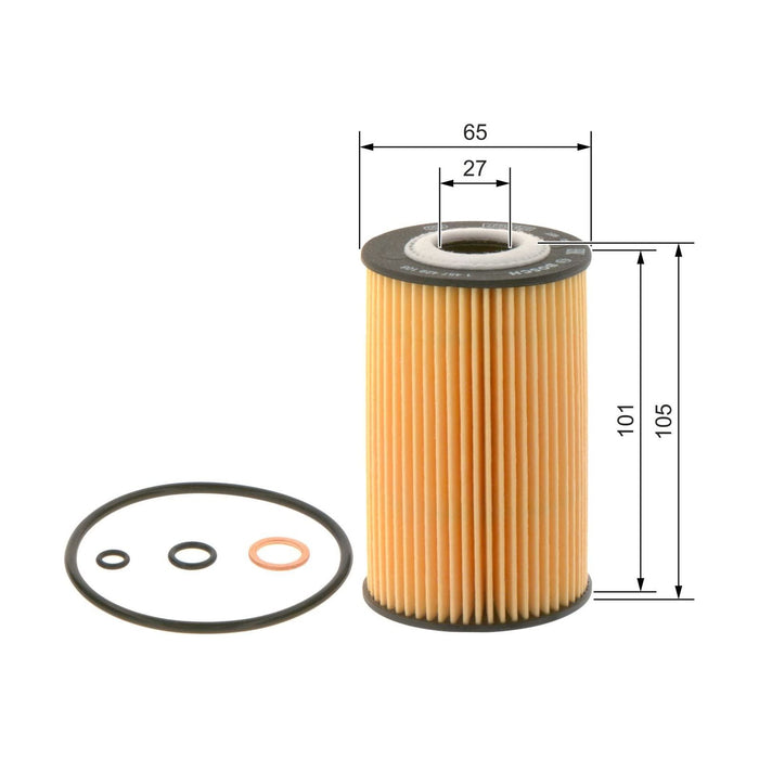 Genuine Bosch Car Oil Filter P9108 fits BMW Z3 Cabrio - 1.9 - 95-99 1457429108