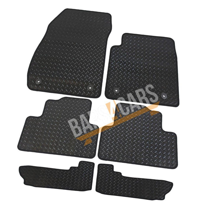 Blue TailoBlue Rubber Car Mats fits Vauxhall Zafira 12 Tourer 6Pce Set 6xl 4 Cli UKB4C  - Dynamic Drive