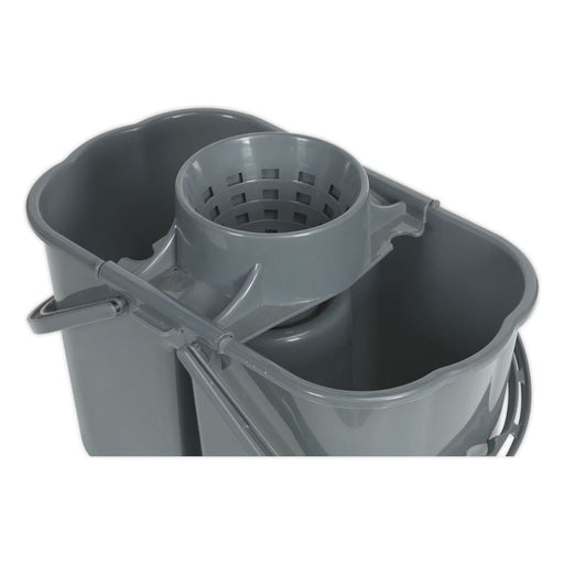 Sealey Mop Bucket 15L 2 Compartment BM07 Sealey  - Dynamic Drive