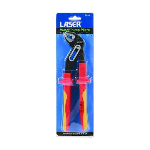 Laser Insulated Water Pump Pliers 240mm 7425 Laser Tools  - Dynamic Drive