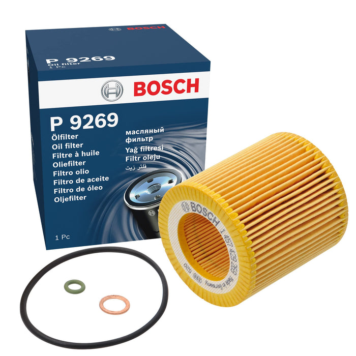 Genuine Bosch Car Oil Filter P9269 fits BMW 3 325i Cabrio - 3.0 - 07-13 14574292