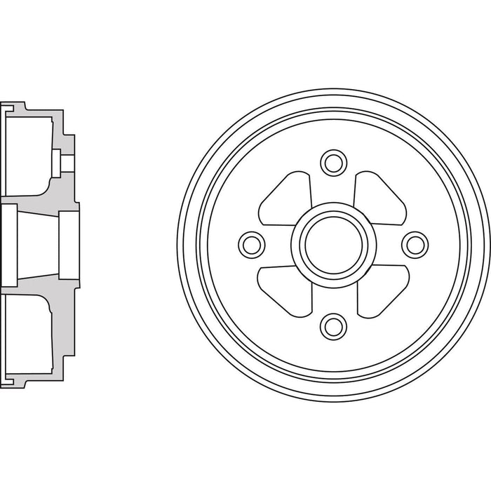 Apec Brake Drum Rear Fits Suzuki Alto