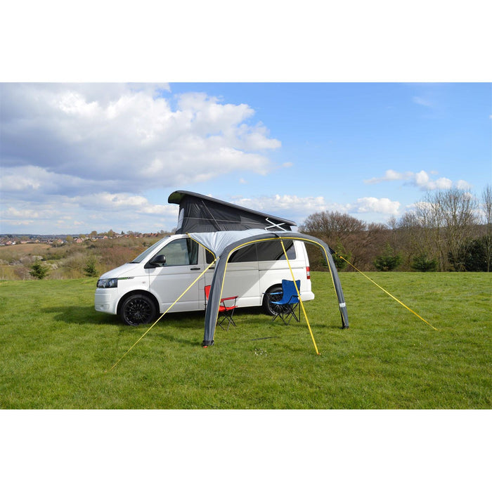 Campervan Van Air Inflatable Canopy Sun Shield Shade Canopy Maypole  - Dynamic Drive