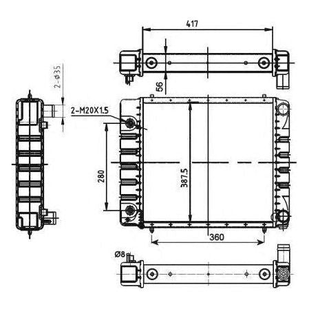 NRF Radiator 53149