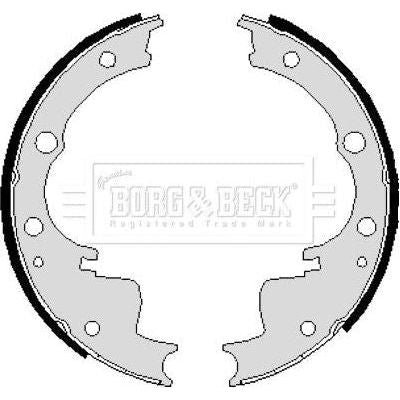 Genuine Borg & Beck Brake Shoes fits LDV Iveco Daily R90 approved BBS6192 Borg & Beck  - Dynamic Drive