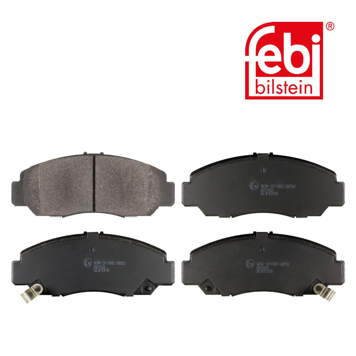 Genuine FEBI Front Brake Discs & Pads Set Vented for Honda Stream