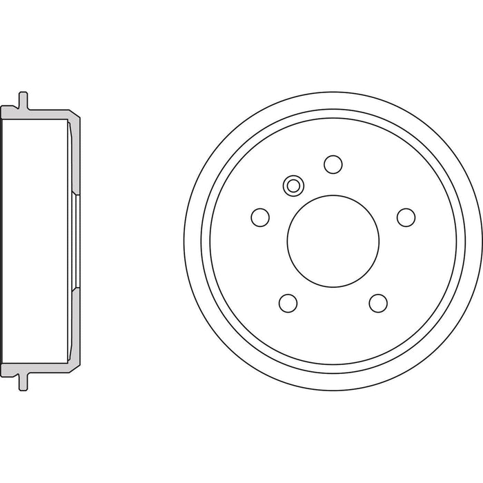 Apec Brake Drum Rear Fits Mercedes A Class