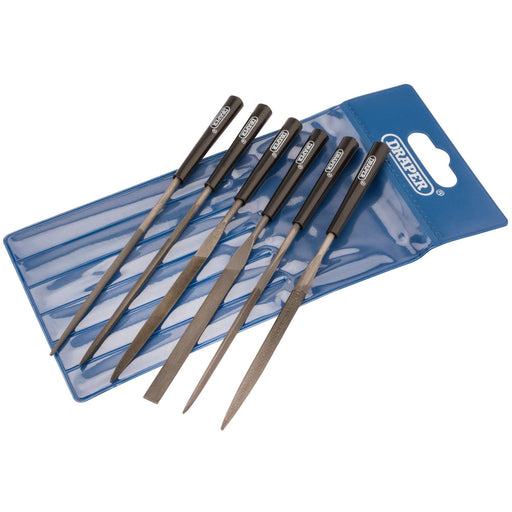 Draper Needle File Set, 140mm (6 Piece) 82577 Draper  - Dynamic Drive