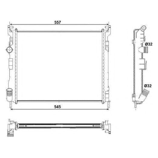 NRF Radiator 53032