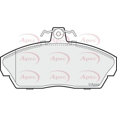 Apec Brake Pads Front Fits Land Rover Freelander