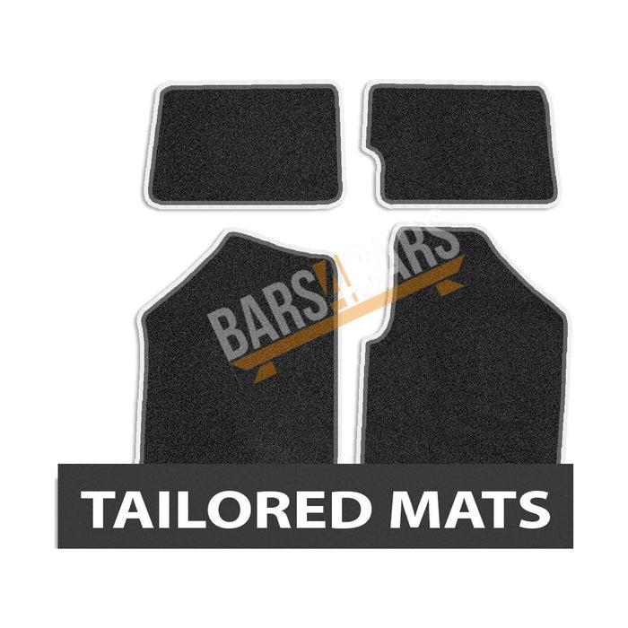 Tailored White Trim Carpet Mats for Kia Soul 11-14 + Clips 2011 2012 2013 2014 UKB4C  - Dynamic Drive