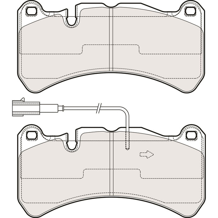 Apec Brake Pads Front Fits Alfa Romeo Giulia