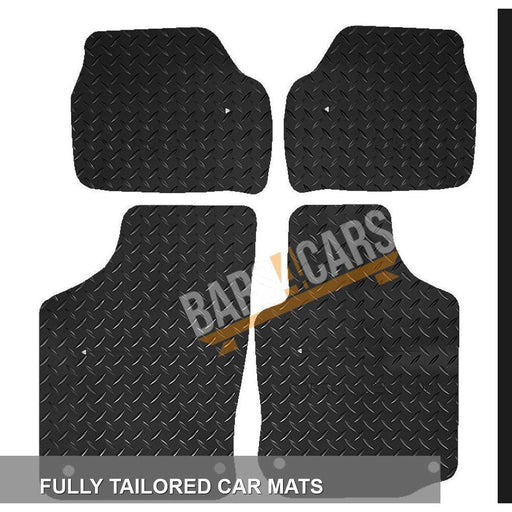 Tailored Rubber Mats fits Vauxhall Corsa C + Clips 2001 2002 2003 2004 2005 2006 UKB4C  - Dynamic Drive