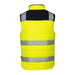 Portwest PW3 Hi-Vis Reversible Bodywarmer - Yellow/Black - XL Portwest  - Dynamic Drive