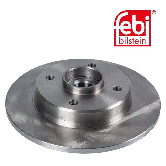 Genuine FEBI Rear Brake Discs & Pads Set Solid for Peugeot 2008 Febi Bilstein  - Dynamic Drive