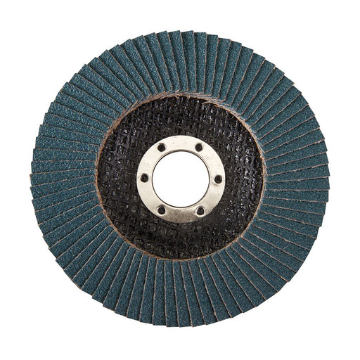 Silverline Zirconium Flap Disc 115mm 60 Grit Silverline  - Dynamic Drive