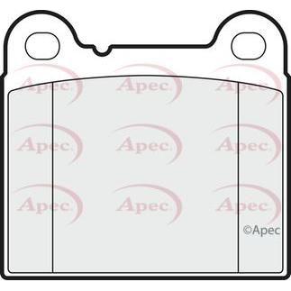 Apec Brake Pads Rear Fits Volvo 700 Series 800 900 C70 S70 V70