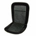 2x Car, Van & Lorry Massage Back Black Wooden Bead Beaded Seat Cover Cushion Streetwize  - Dynamic Drive