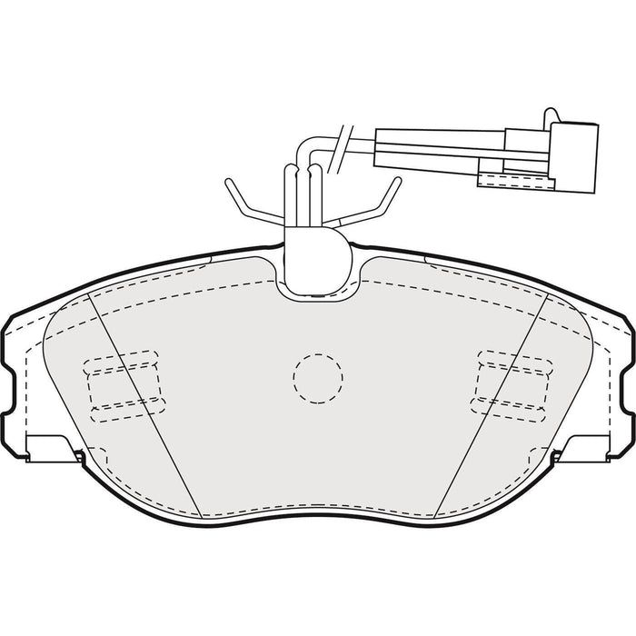 Apec Brake Pads Front Fits Alfa Romeo 155 Spider