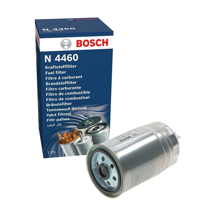 Genuine Bosch Car Fuel Filter N4460 fits Fiat Ducato 15 JTD - 2.3 - 01-06 145743