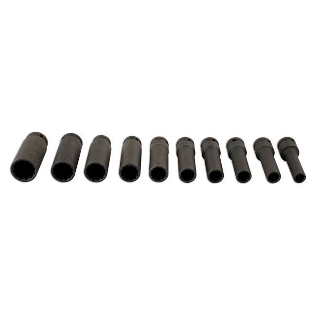 Laser Deep Impact Socket Set 1/2"D 10pc 7041