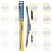 Genuine NAPA Flat Wiper Blade 16In/400Mm Fits Ford Fiesta - 1.2 - 12-17 Napa  - Dynamic Drive