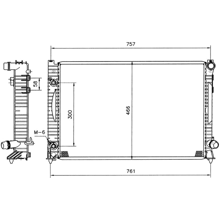 NRF Radiator 51586