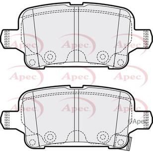 Apec Brake Pads Rear Fits Opel Astra Vauxhall