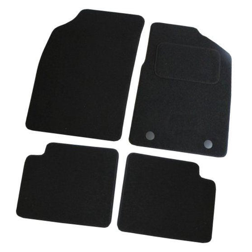 Fully Tailored Black Carpet Car Mats for Ka 13-> Set of 4 With 2 Clips UKB4C  - Dynamic Drive