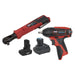 Sealey 2 x SV12 Series Cordless Power Tool Combo Kit 12V - 2 Batteries Sealey  - Dynamic Drive