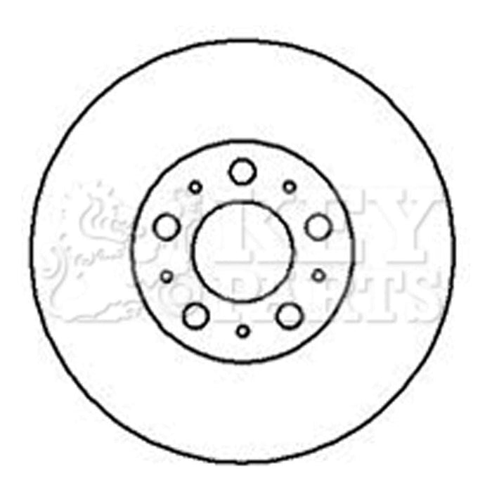 Genuine Key Parts KBD4179 Brake Disc Pair (Front)