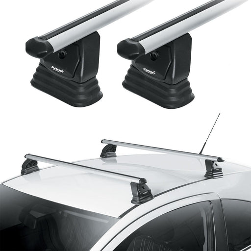 Aluminium Roof Bars fits Skoda Fabia 4 door saloon & 5DR hatch 2001-2008 Summit  - Dynamic Drive