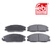 Genuine FEBI Front Brake Discs & Pads Set Vented for Hyundai Santa Fe Febi Bilstein  - Dynamic Drive