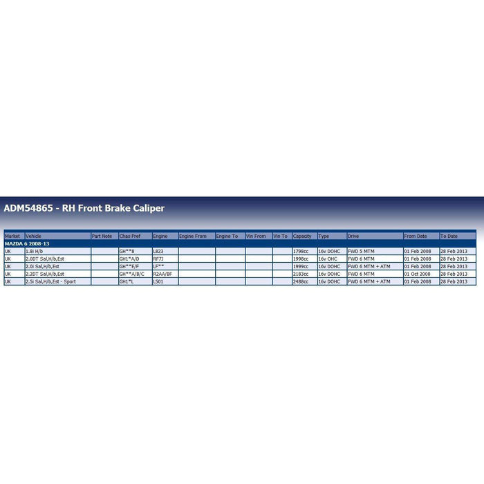 Blue Print ADM54865 Brake Caliper