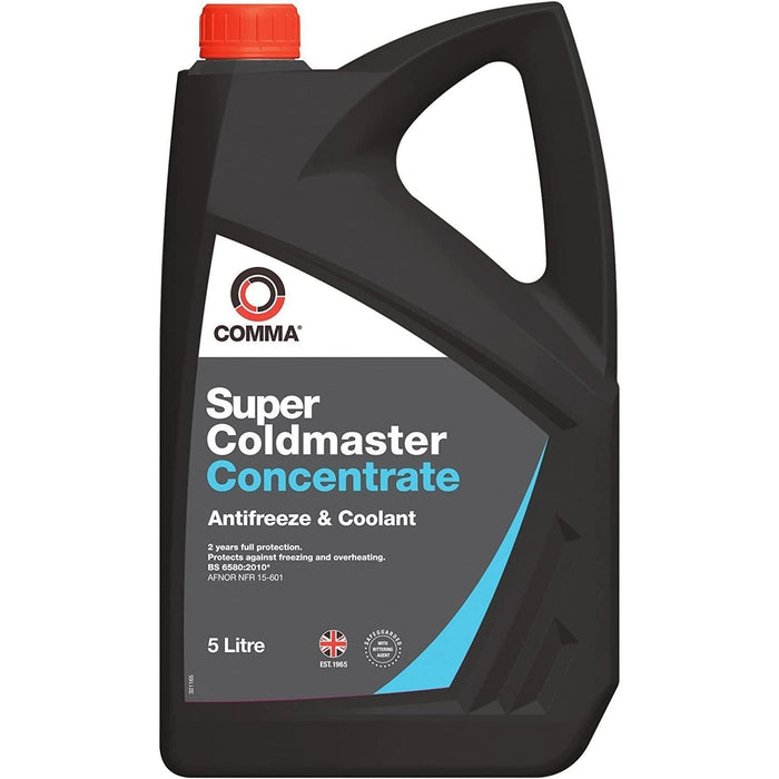 Comma Super Coldmaster Antifreeze & Coolant - Concentrated - 5 Litre