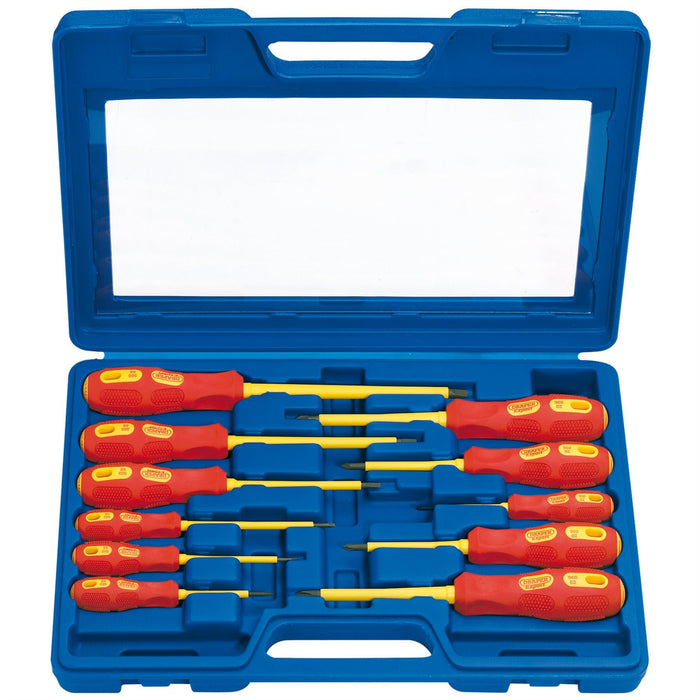 Draper VDE Approved Fully Insulated Screwdriver Set (11 Piece) 69234 Draper  - Dynamic Drive