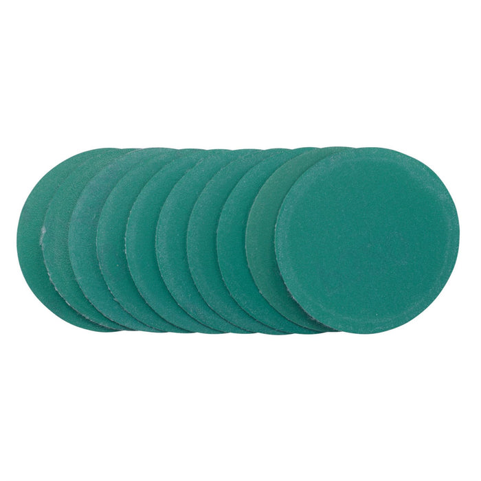 Draper Wet and Dry Sanding Discs with Hook and Loop, 50mm, 320 Grit (Pack of 10) Draper  - Dynamic Drive