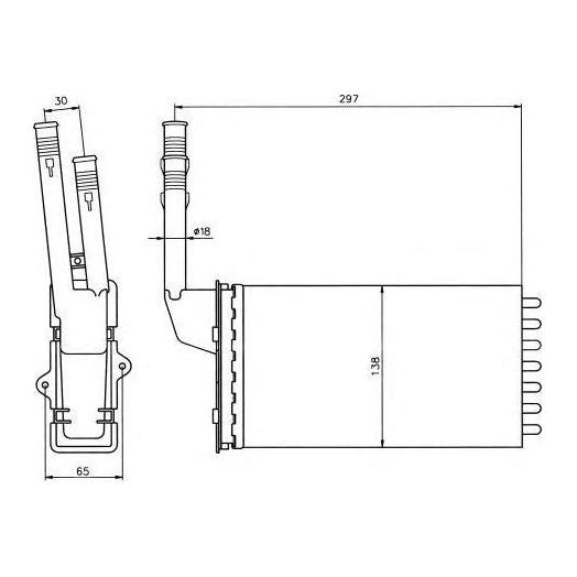 NRF Heater Radiator 58064