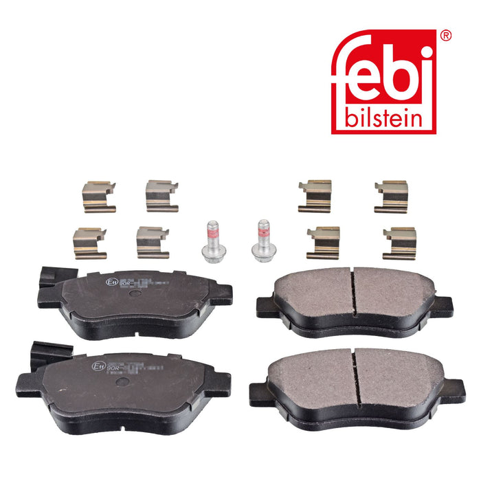 Genuine FEBI Front Brake Discs & Pads Set Vented for Citroen Nemo